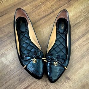 Michael Kor’s Black Pointed toe flat